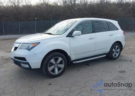 2012 Acura Mdx Technology Package из США, поврежденный, VIN 2HNYD2H42CH527140